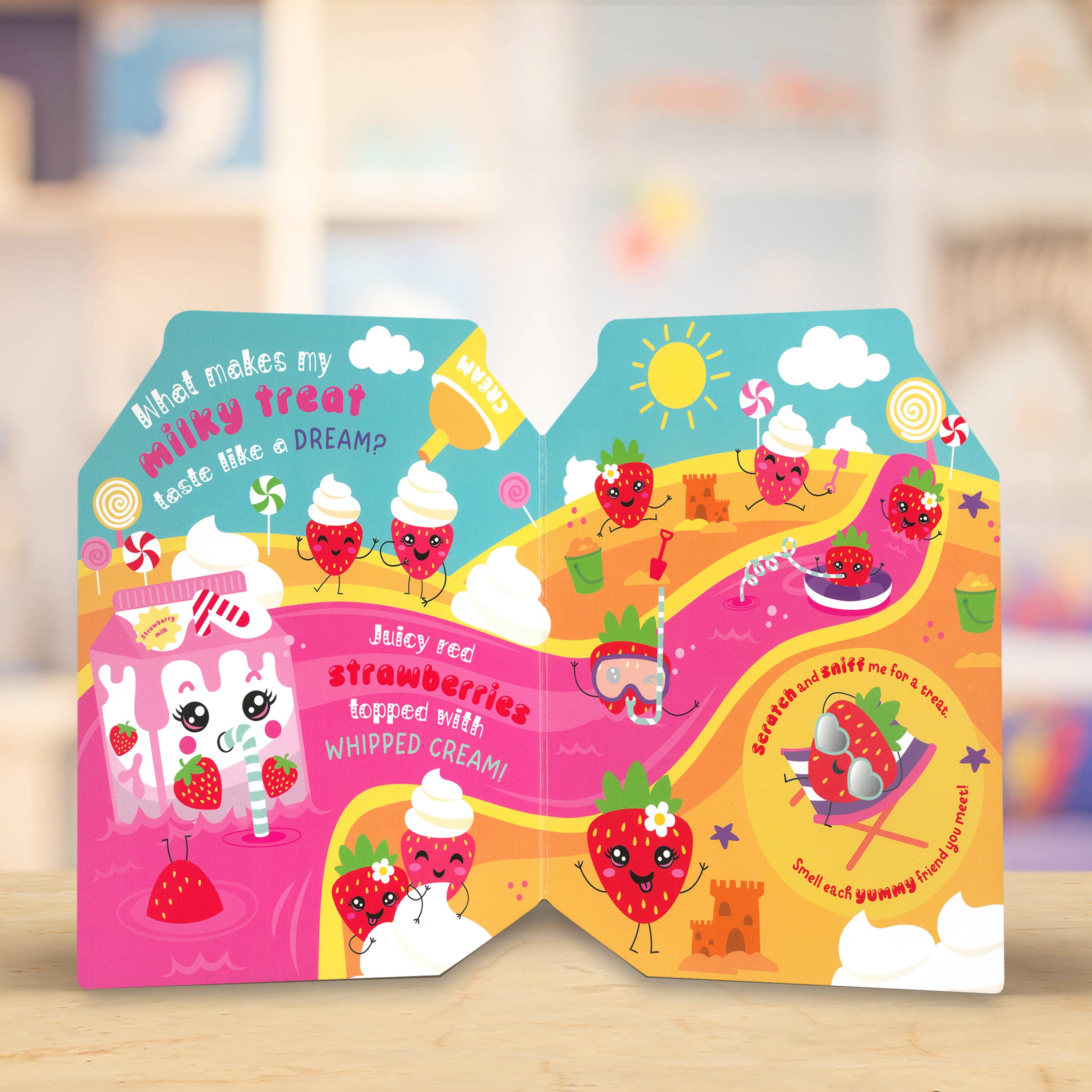Strawberry Milk Scratch and Sniff Book